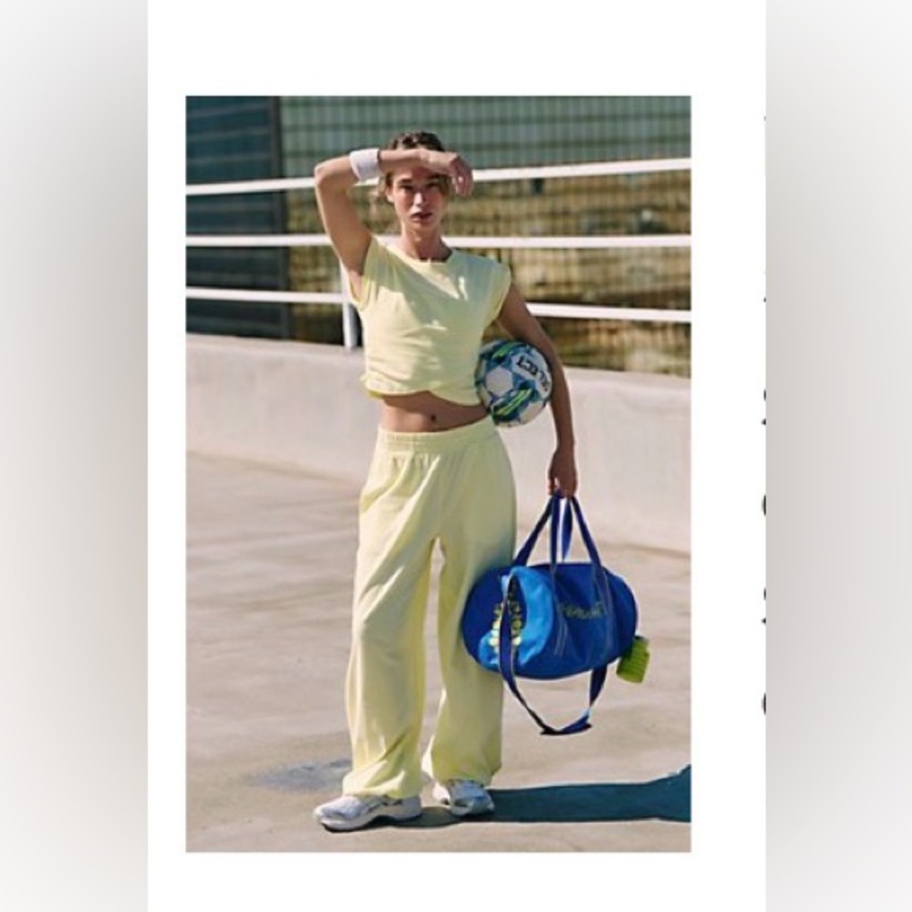 NWT Free People FP Movement Hot Shot Crossover Set Daylight